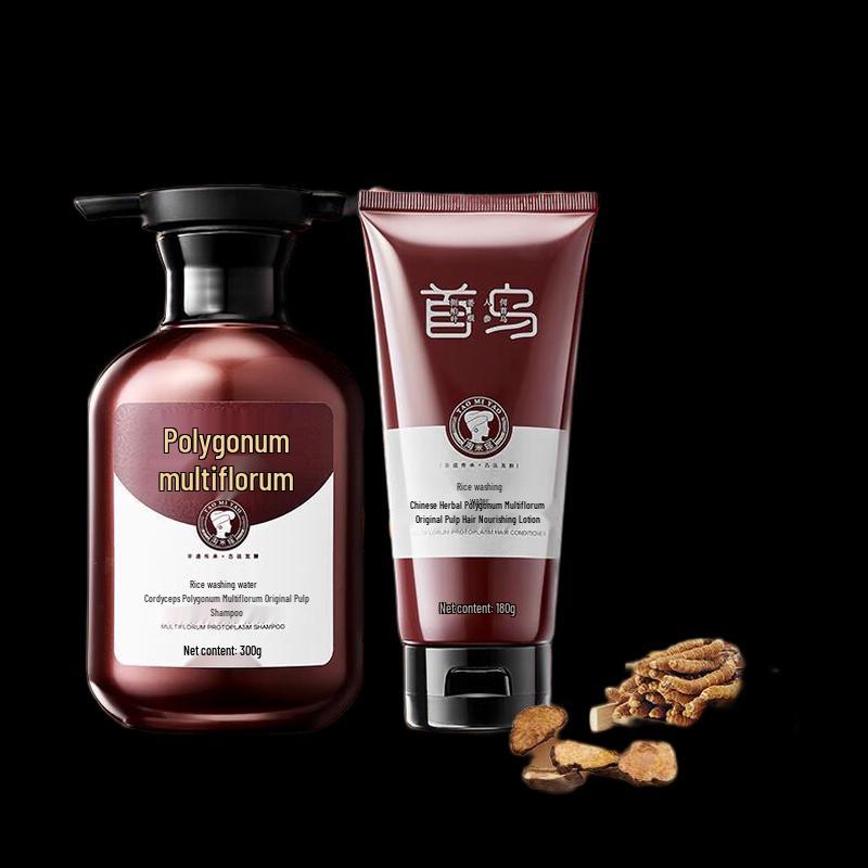 Changfa Xiaozhai Cordyceps & He Shou Wu Rice Water Hair Care Set