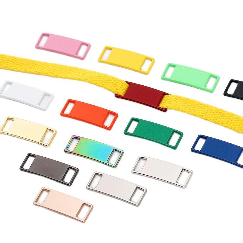 New 2pcs/pair Brand New AF1 Shoe Accessories Shoelaces Buckle Accessories Metal Lace Lock DIY Sneaker Kits Metal Lace Buckle