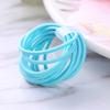 100PCS/bags  2mm Diameter 3cm  Kids Nylon Elastic Hair Bands Ponytail Holder Rope Elasticity Hair Ties for DIY Hair Accessories
