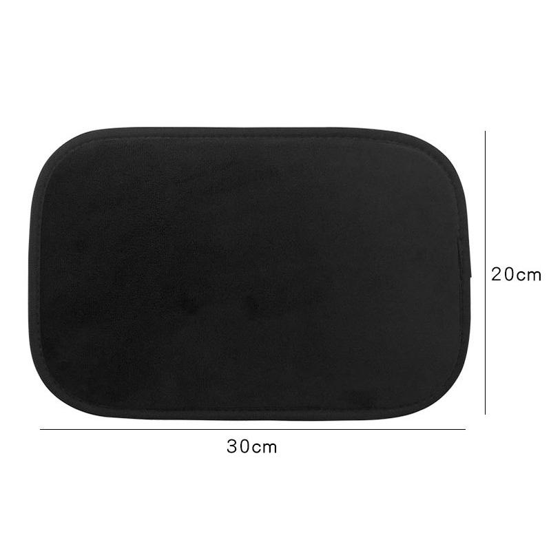 Suede Leather Armrest Mat Arm Rest Protection Cushion Auto Armrests Storage Box Cover Pad Car Interior Accessories