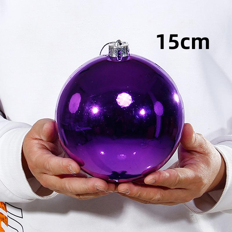 Purple Ball, 1 Pack, 15 cm, Decorative Ball for Crafts and Holiday Decorations