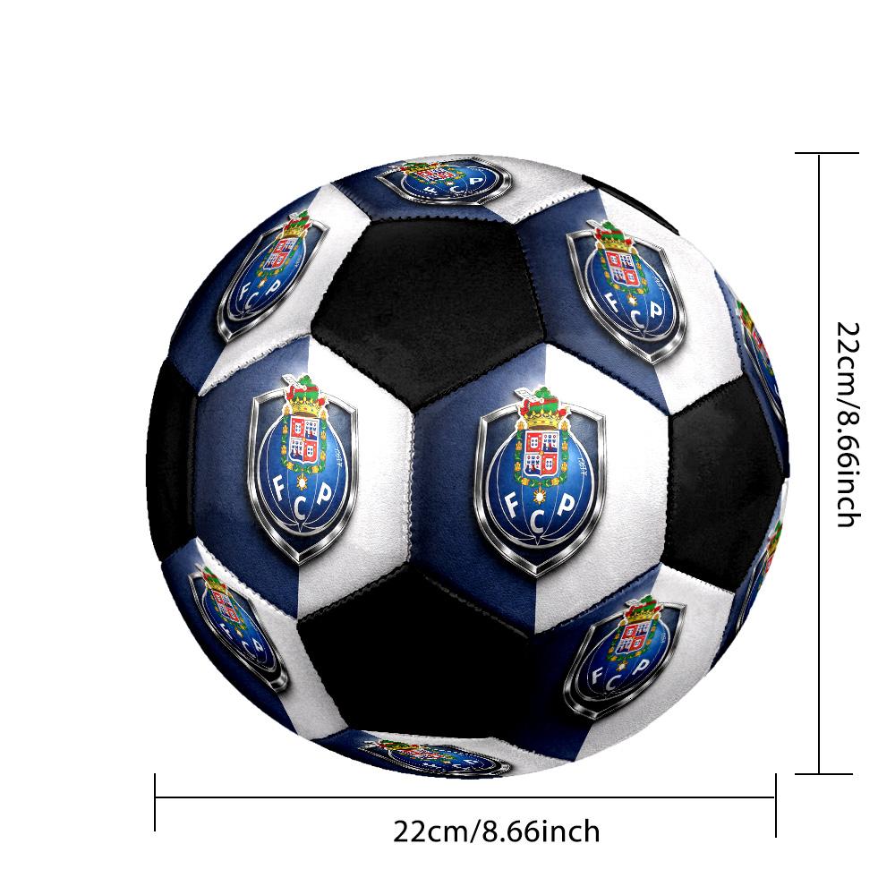 Futebol Clube do Porto Soccer Ball Colorful All Ages Machine Stitched PVC Competition Ready Durable High-Bounce.SIZE5