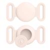 Soft Silicone Case With Keychain For Apple Airtag Dog Cat Collar Anti-Scratch Protective Cover For Air tag Luggage Backpacks