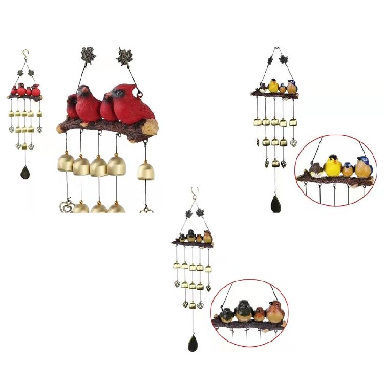 Garden Bird Hanging Metal Heart Decoration Unique Wall Decoration Easy Installation For Balcony Decoration