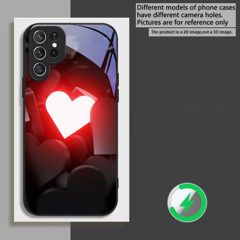 Brilliant Flame Rose Suitable For Samsung Galaxy S26 Ultra S20 FE S21 S22+ S23 Plus S24 S25 Edge magnetism Glass Phone Casee
