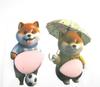 Silicone 3D Cute Puppy Sticker Squeezeable Shiba Inu Phone Case Decoration Children's Birthday Party Favor Festival Supplies