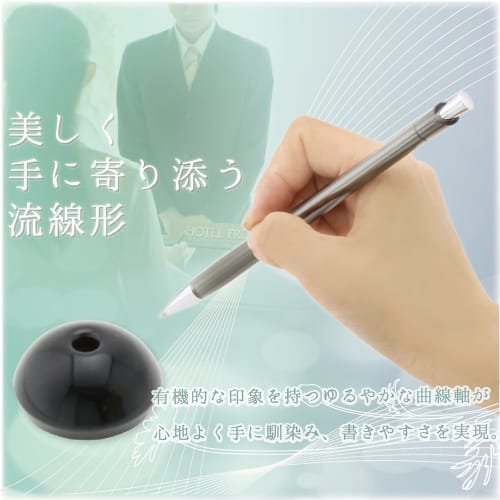 Zebra Desk Pen Floss 0.7 Glass Black BA65-GBK