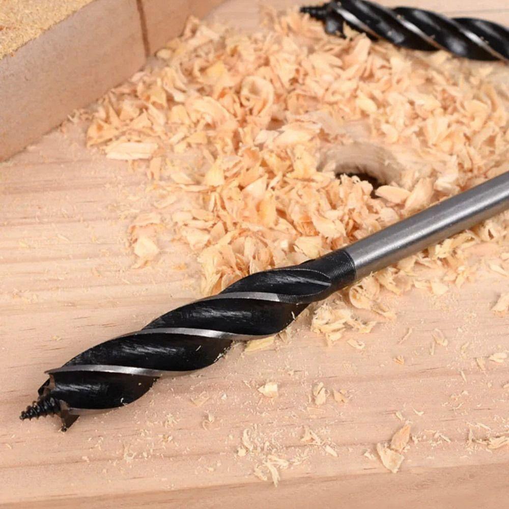 with Hex Shank Auger Drill Bit 10mm-25mm Wood Fast Cut Auger Twist Drill Bit Set  Wood Cut