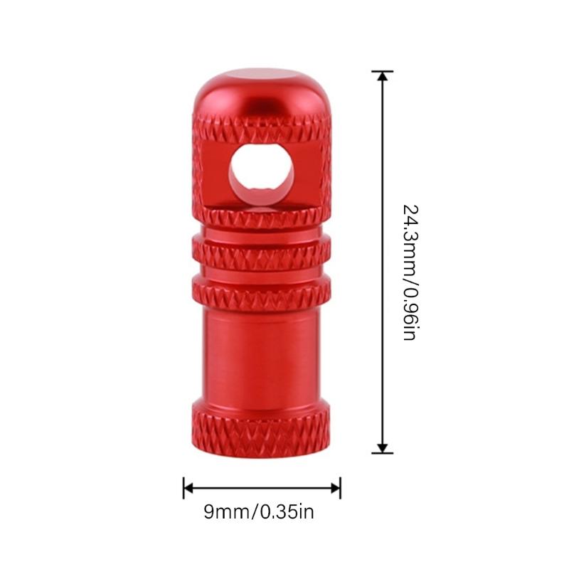 4lots Air Leakproof Bicycles Tire Caps Corrosions Resistant Stem Cover for Traveler Commuters Cyclists