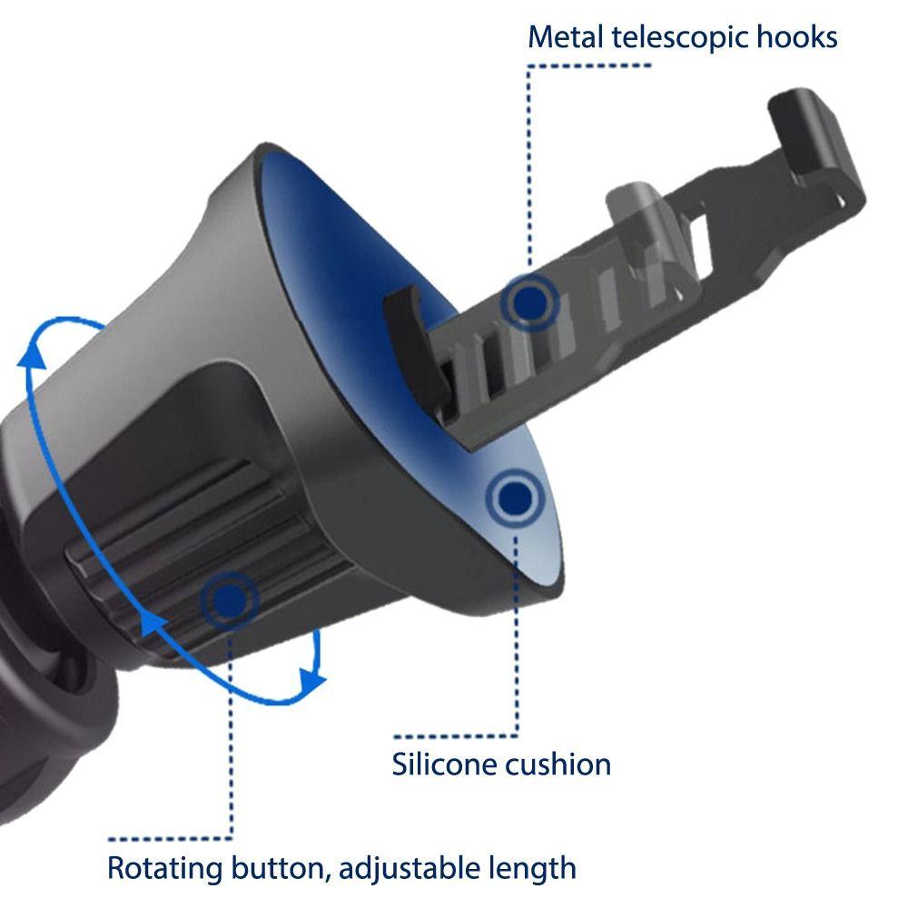 Регулируемый автомобильный держатель для телефона с вращающейся на 360° шаровой головкой — фото 5
