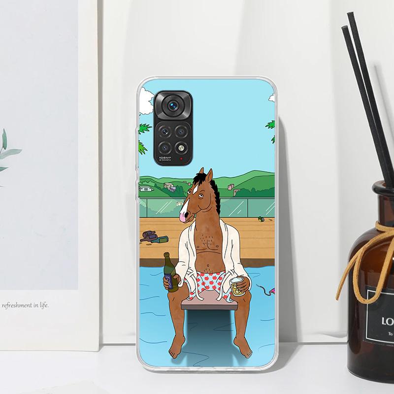 Cartoon B-BoJack Horsemans Phone Case For Xiaomi Redmi Note 15 13 14S 14 Pro Plus 12S 11S 10S 12 11E 10 11T Art Fundas Back Cove