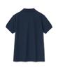 YALE Women'S Embroidery Dan Quick Dry Pique Slit Neck Shirt Navy