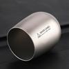 120ml Ultralight Titanium Double Wall Insulated Water Cup Tea Cup Mug for Outdoor Camping Hiking