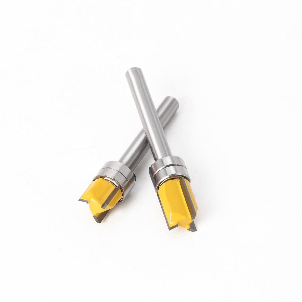 Straight Tooth 6mm Shank Woodworking Tool Milling Cutter Router Bits Slotting Cutter Drill Bit