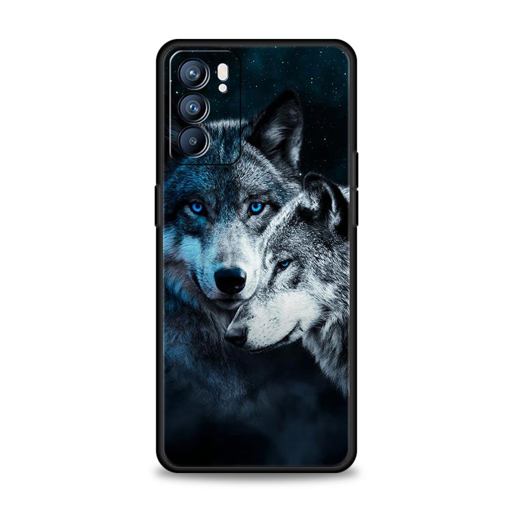 Die Wolf Handyhülle Für Oppo Reno8 Reno7 Reno6 Pro A54 5G Find X6 X5 A53 A52 A9 A15 A95 A17 A16 A76 A74 A57 A31 Hülle