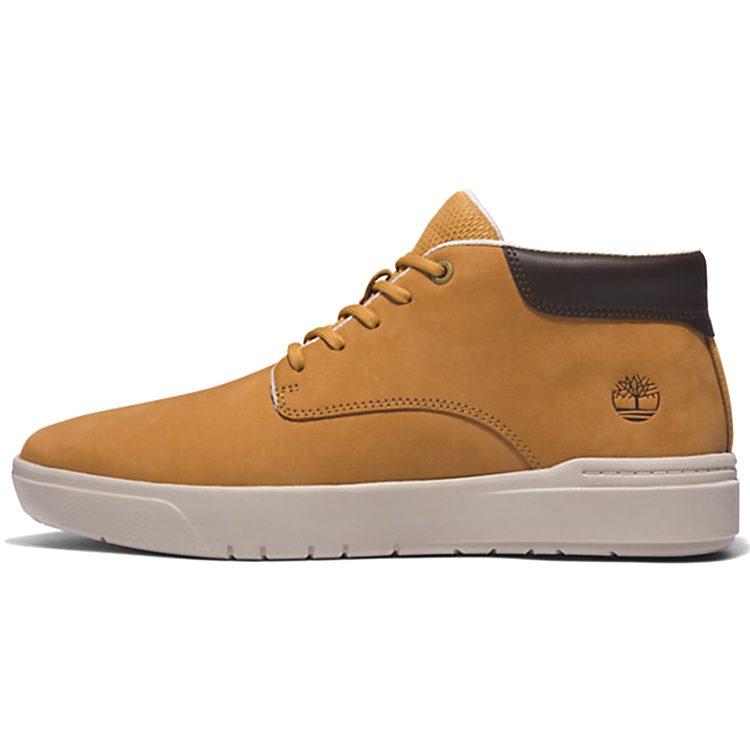 Timberland Seneca Bay Chukka Slip Resistant Abrasion Resistant Mid Top Skateboard Shoes Men's Brown A5S4Z231