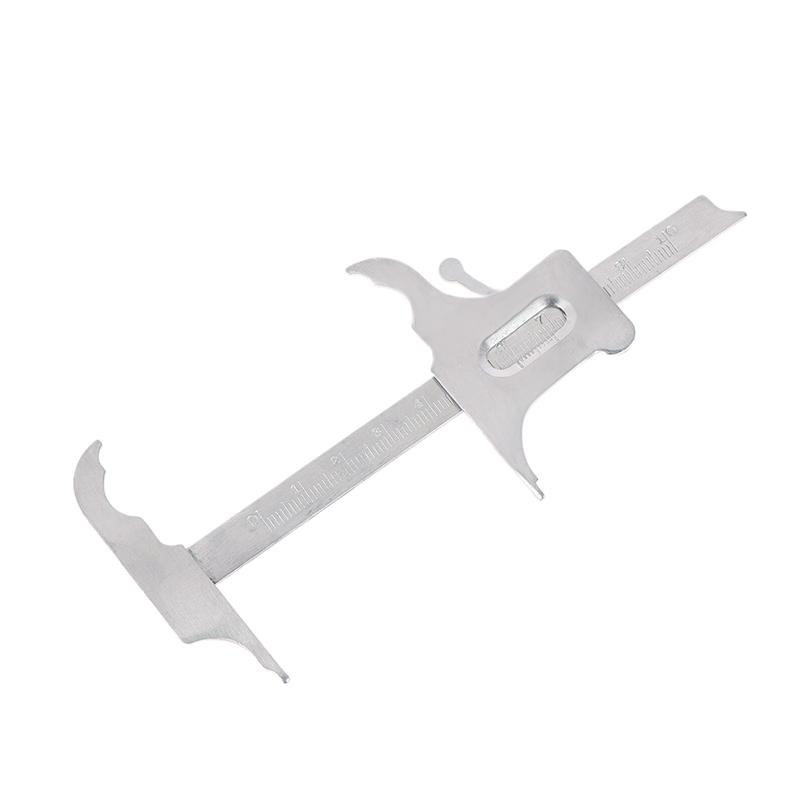 

Зубной штангенциркуль с цифровой разметкой для измерения зубов, измерительный из нержавеющей стали, стоматологические хирургические инструменты 1 pcs