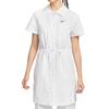 Nike Vêtements de sport Tout Tissés Mode Simple Beau Tendance Robe à Manches Courtes Femmes Robes Blanc HJ1145-100
