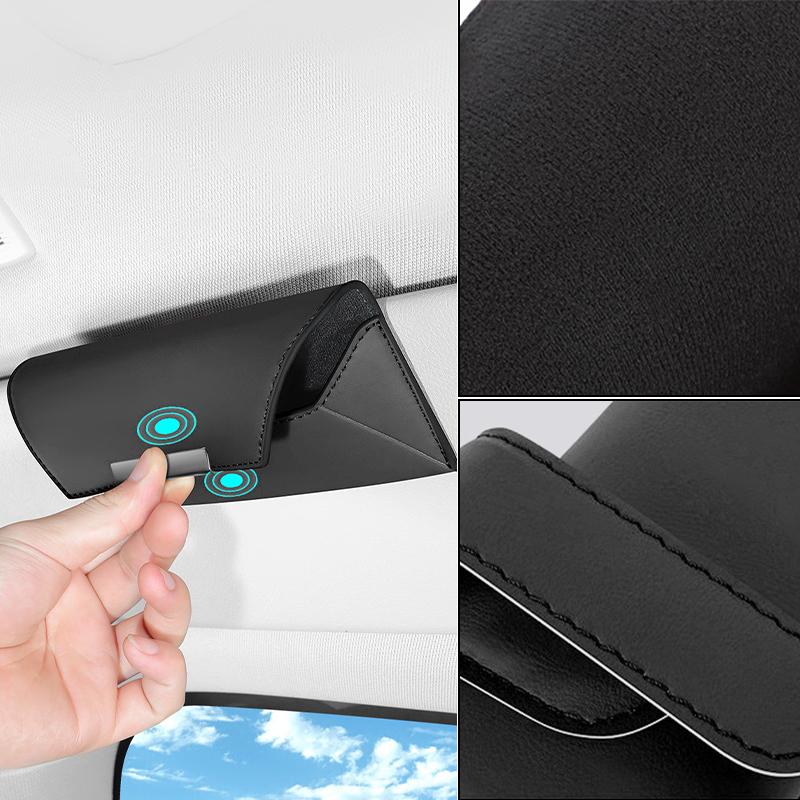 Leder Auto Brillenbox Sonnenbrillen Aufbewahrung Halter Für Citroen C4 C3 C5 C2 C-Elysee Berlingo Picasso Jumpy Cactus Aircross Saxo