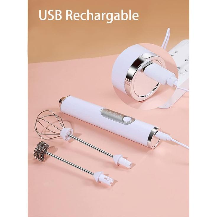 Handheld Milk Frother,Drink Mixer Handheld Hot Chocolate Maker,Coffee Foam Maker for Bulletproof Cappuccino Christmas Gift