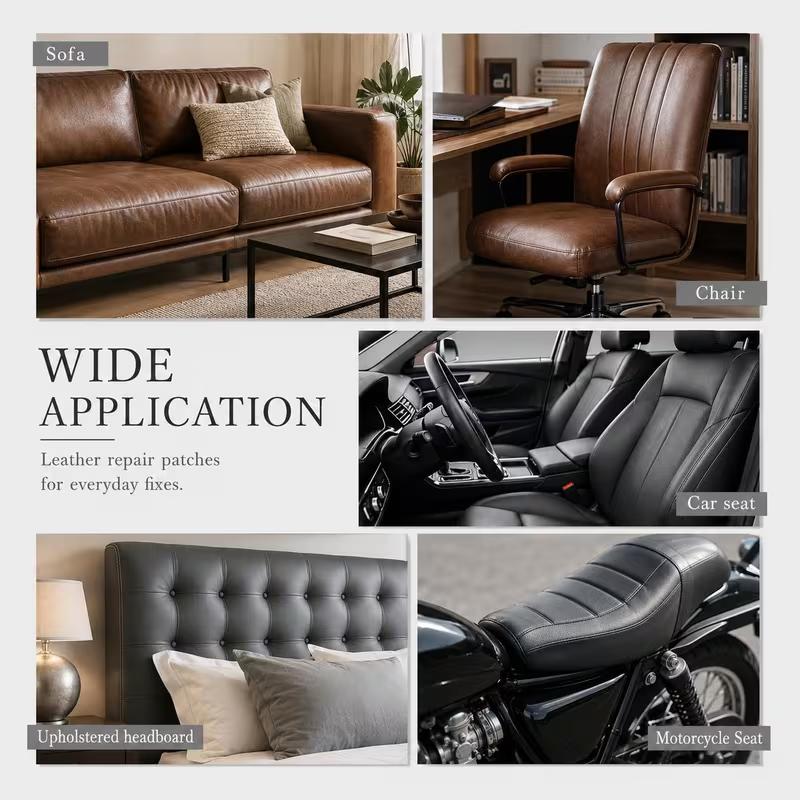 Car Seat Leather Repair Tape Self-Adhesive Patch Fix Peeling Cracked Upholstery DIY Auto Interior Restoration Sticker