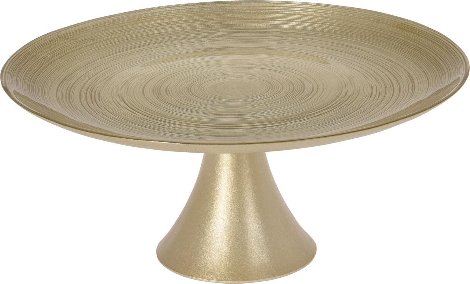 Decoratieve Schaal Op Een Gouden Voet, 28 Cm