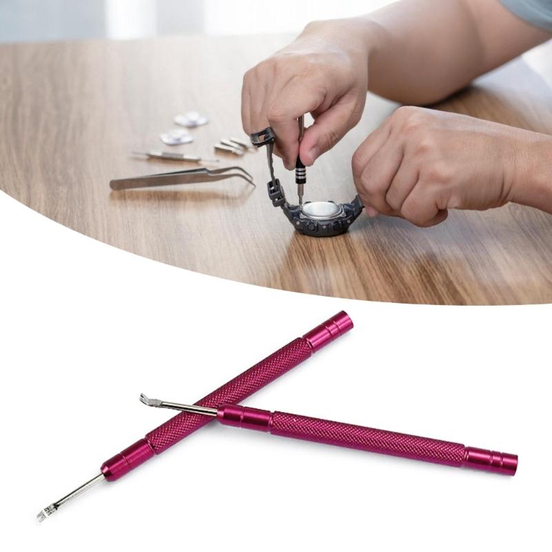 2Pack Metal Watch Hands Removers Tool Levers with Flat Bladee for Professional and Amateur Watchmakers