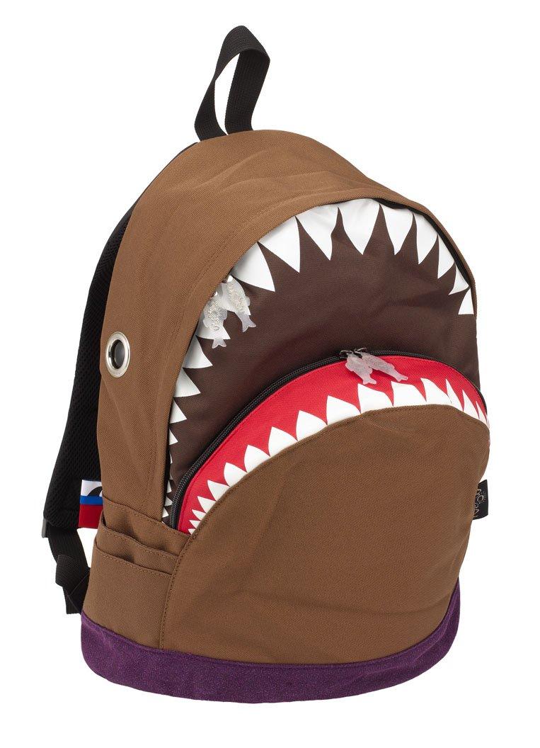 

Shark Backpack L size BRN [MORN CREATIONS]