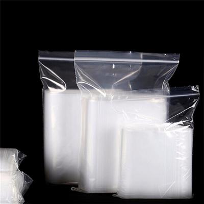 Practical Reclosable PE Pouch Packaging Transparent Zipper Bag Plastic Sealing Plastic Bag