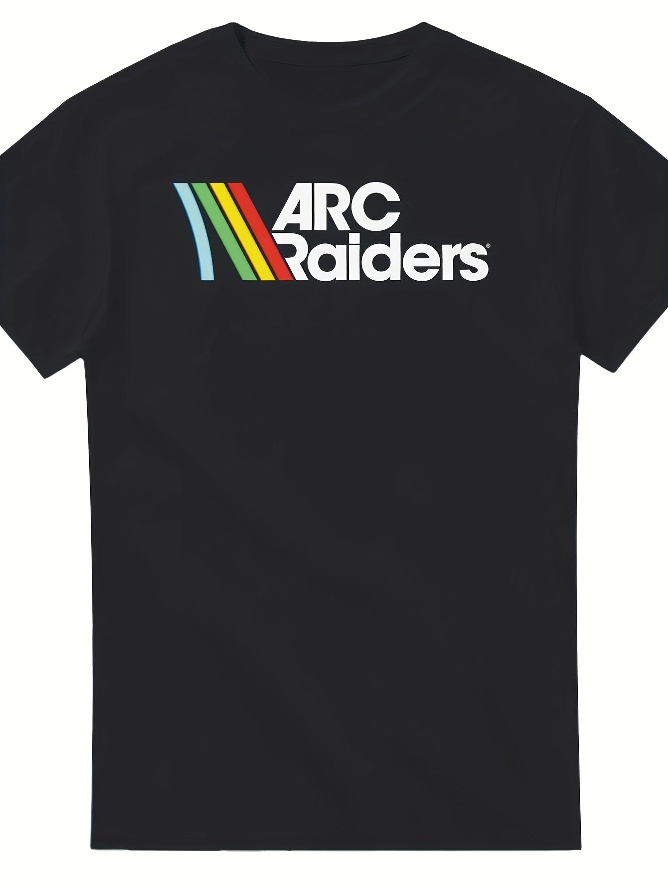 

ARC T-shirt Predator Logo Print, Classic Casual Style, Unisex, Suitable for All Seasons, Machine Washable, Micro Elastic Fabr... S разноцветный