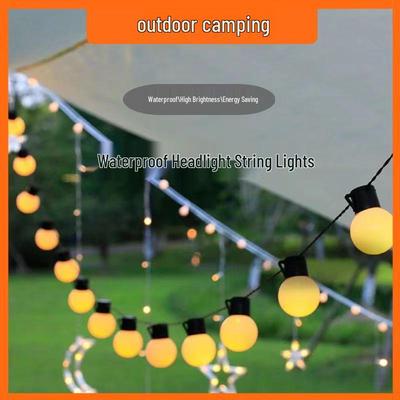 Wasserdichte LED G50 Globe Lichterketten für den Außenbereich für Hochzeiten & Nachtmärkte