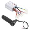 48V 500W Brush Controller Short Cable Thumb Throttle Grip Electric Bicycle Handlebar Set
