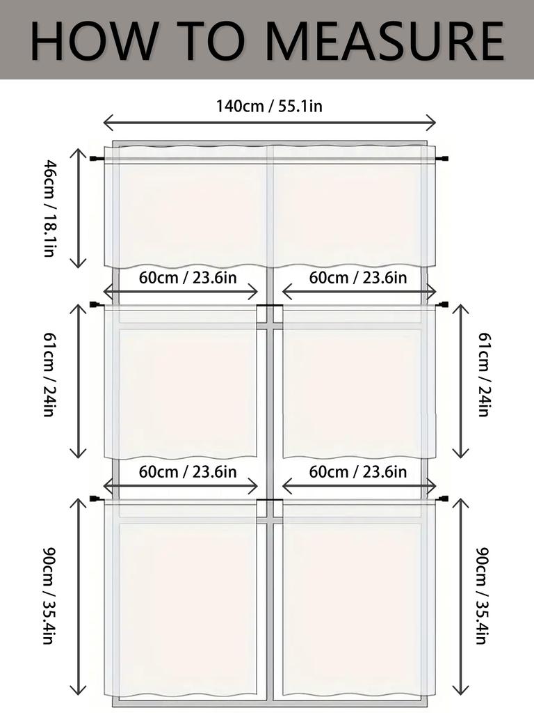 1pc Small Window Curtains for Bedroom Short Curtain for Bathroom Living Room, Leaves Print Through Rod Blackout Curtains (95%)