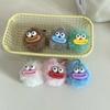 Ugly Cute Sausage Mouth Keychain Funny Design Hairball Keychain Funny Plush Pendant  Gift