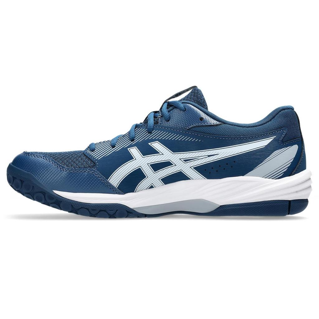 Asics 4 Indoor Sports Size 401 2E GEL-TASK Shoes, 1071A103, Men's, (Mako Blue/White), 25.0 Cm,