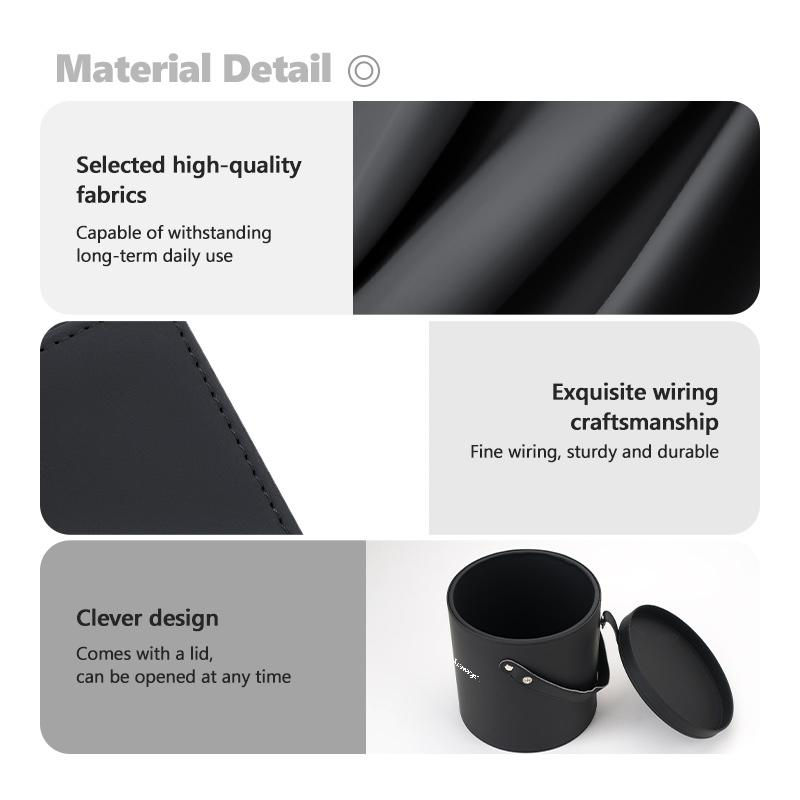 Car Semicircle Trash Can Door Hanging Garbage Bin Storage Box For Volkswagen VW Golf 4 5 6 7 Polo Jetta Sagitar Magotan Passat ze9