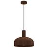 Visby 1 E27 Pendant Lamp Chocolate Milagro Mlp1557
