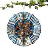Mandala Wind Spinner - Metal Suncatcher for Indoor & Outdoor Decor, Ideal for Christmas, Halloween, Thanksgiving - No Battery Required, Single Piece