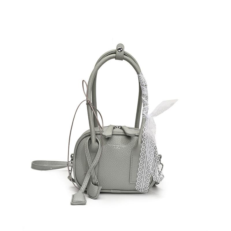 This Year's Popular Simple Lychee Pattern Texture Underarm Small Bag Female Korean Versatile Niche Design Commuter Messenger Bag