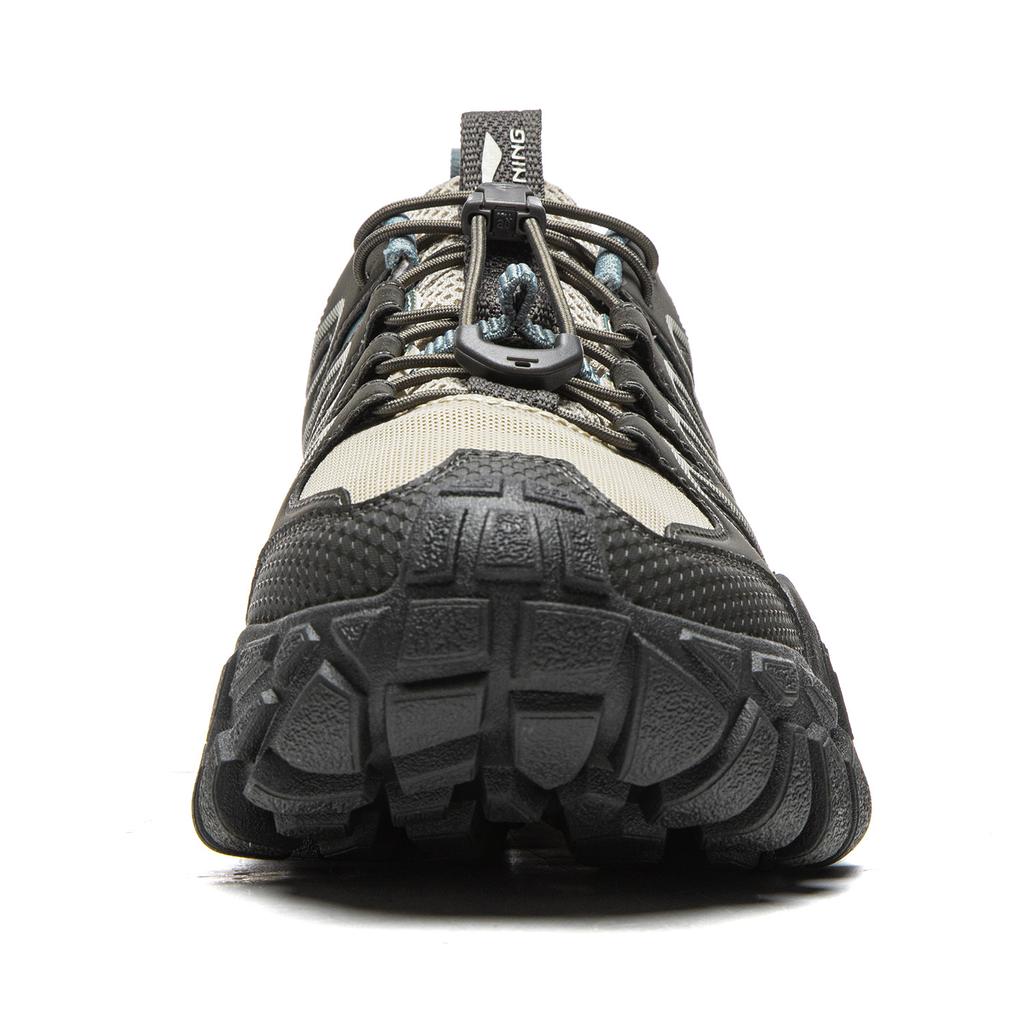 Li Ning Sand Dune Cushioning Slip Resistant Abrasion Resistant Support Low Top Outdoor Shoes Men's AGCW093-2