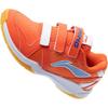 Li Ning Kids Badminton Series Thunder Jr Soft Comfortable Non-Slip Wear-Resistant Low-Top Training Shoes Kids Sneaker Orange White AYTV012-3