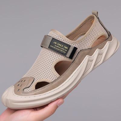 Mesh Breathable Sports Mesh Shoes Men's Soft-soled Versatile Men's Shoes Green Sandals Trendy Shoes Comfortable Sandals Men's Shoes