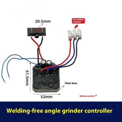 1 Stück Bürstenloser Lithium-Elektro-Winkelschleifer Controller-Platine Winkelschleifer-Treiber Für Dayi Makita Elektrowerkzeugzubehör