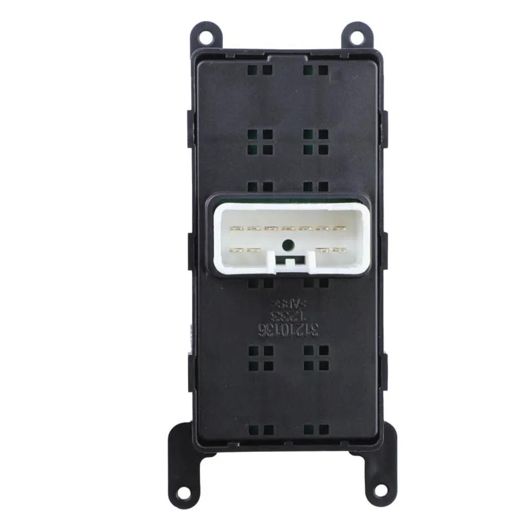Electric Power Window Master Switch 93570-1W000 ABS Material Black Driver Side Door Window Regulator Switch Direct Replacement Car Interior Accesso