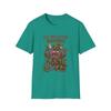 Unisex Softstyle T-Shirt Funny Christmas Monster Tangled In Elf Hats