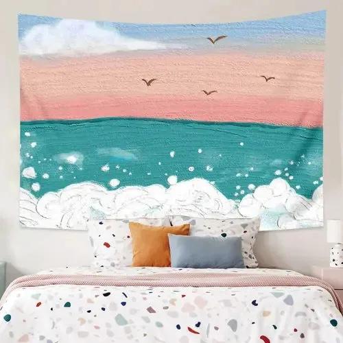 Styl Malarski Olejny Proste Tło Gobelin Dekoracja Ściany Domu Gobelin Sypialnia Salon Gobelin