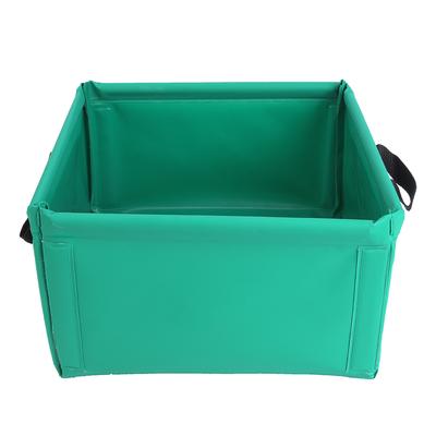 Cubo Plegable Portátil de PVC para Exteriores, Plegable, Gran Capacidad, Impermeable, Lavabo para Viajes, Camping, Picnic