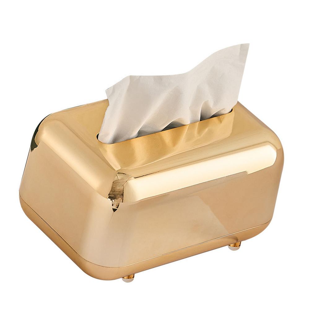 Galwanizowany Pudełko na Chusteczki Domowe Biurkowe Innowacyjne Pudełko do Przechowywania Chusteczek Retro Pudełko na Chusteczki dla