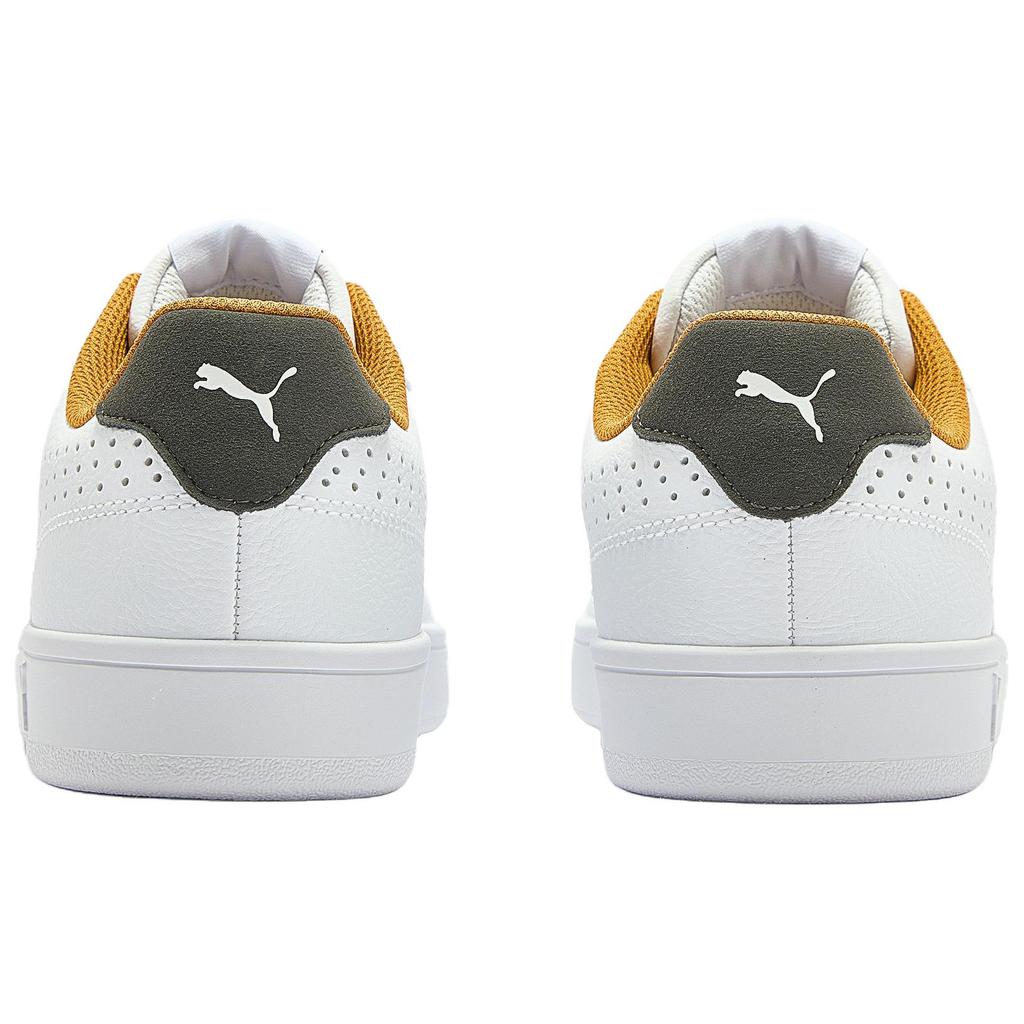 Puma Grounded Perf II Comfortable Soft Low-Top Sneakers Unisex sneakers White 408664-01