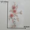 Embroidered Lace Patch Decal Diy Decorative Three-Dimensional Flower Fashion Women'S Clothing Decorative Pearl Beaded Lace Ding